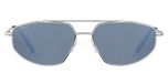 Shiny Silver / Mineral Polarized 555nm Blue