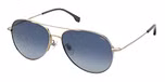 SHINY GREY GOLD / BLUE GRADIENT BLUE