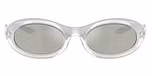 Metallic crystal / Light grey mirror silver