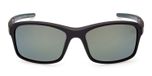 matte black / green polarized