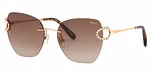 SHINY COPPER GOLD / BROWN GRADIENT BROWN