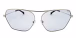 Silver / Light blue color UV400 protection lenses