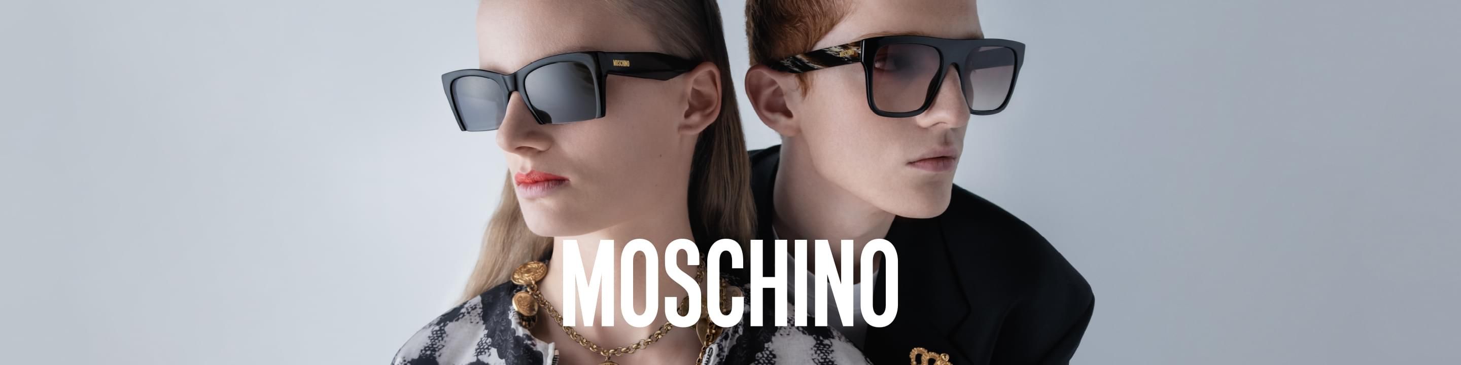 Moschino designer sunglassess desktop banner