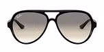 BLACK / black / crystal clear gradient grey