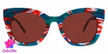 Floral Green / Red • Feel the Color Vibe