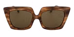 Brown horn / Brown color UV400 protection lenses