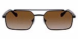 Black / Black / Grey Gradient Brown Polarized