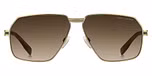 MATTE GOLD HAVANA / BROWN SHADED