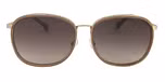 Matt Gold and Crystal brown / Gradient brown color UV400 protection lenses