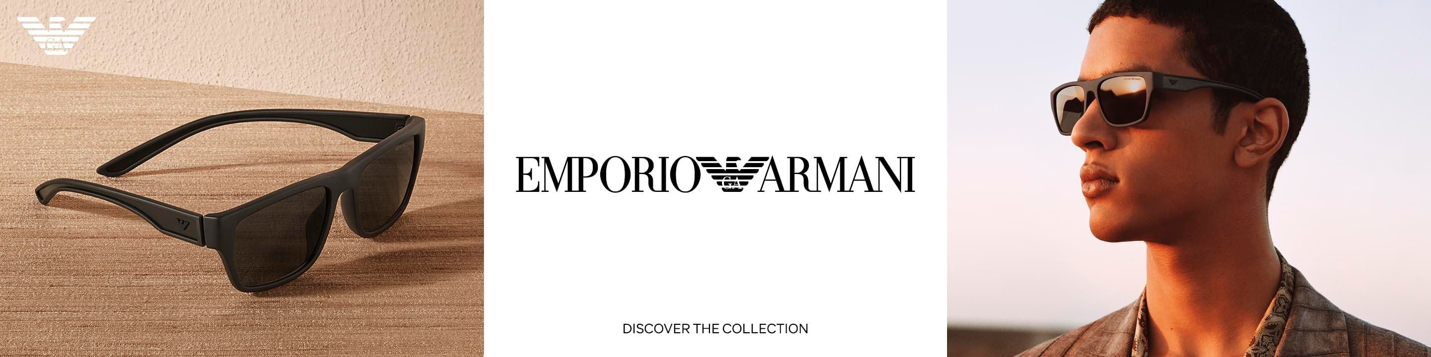 Occhiali da sole firmati Emporio Armani desktop banner