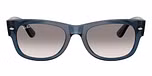 Transparent Dark Blue / Blue / Clear Gradient Grey