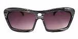 White wooden effect pattern / Gradient Grey color UV400 protection lenses