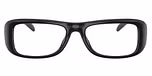 Transparent crystal solid black