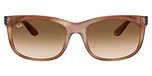 Striped Brown / Clear Gradient Brown