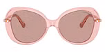 Transparent Dark Pink / Pink / Light Purple Brown
