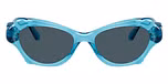 Transparent Light Blue / Blue / Dark Grey