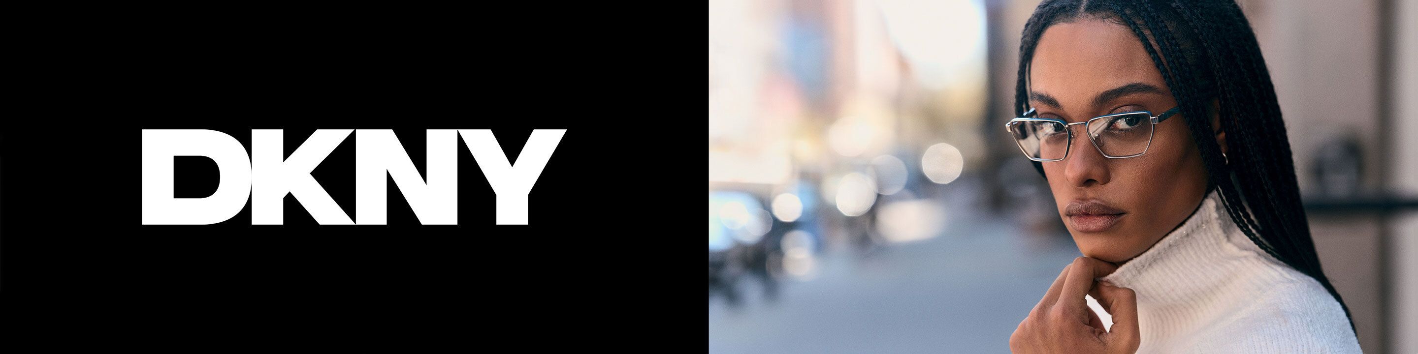 DKNY designer sunglassess desktop banner