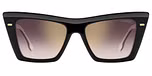 BLACK WHITE (GOLD MIRROR ON BURGUNDY SHADED)