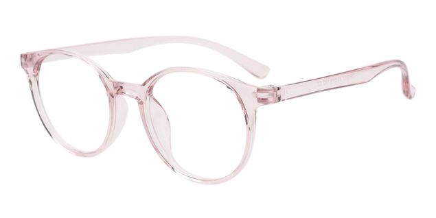 Pink transparent glasses online