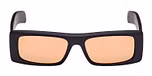 MATTE BLACK / MATTE BLACK / BROWN MIRROR