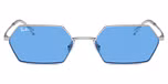 Silver / Blue