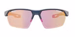 Steel Blue Metallic / Phantom Clear Lava Photochromic Cat.0-3 / 45% bio-based frame / 3-axis rotation FIT-TEC temples