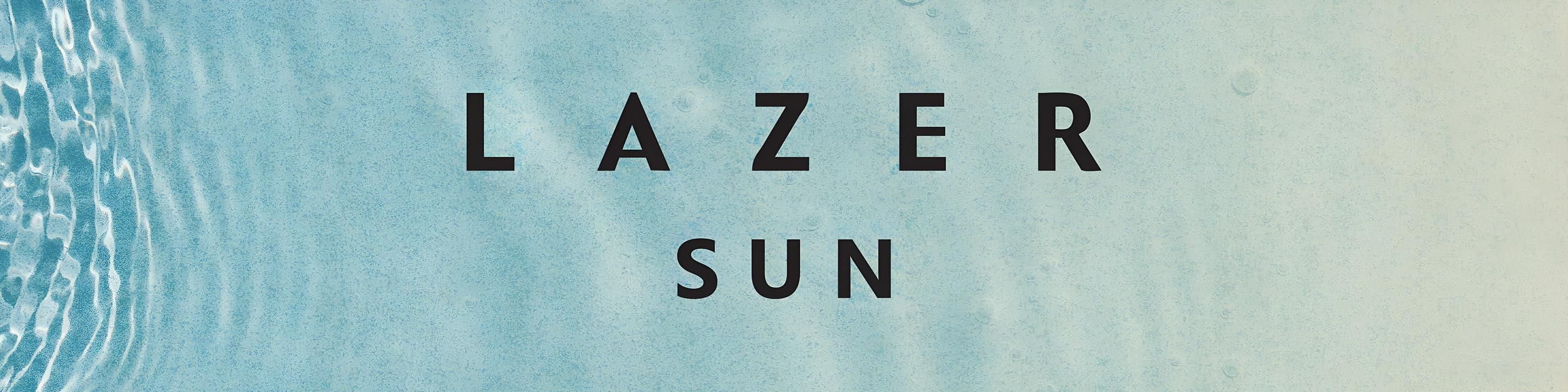 LAZER designer sunglassess desktop banner