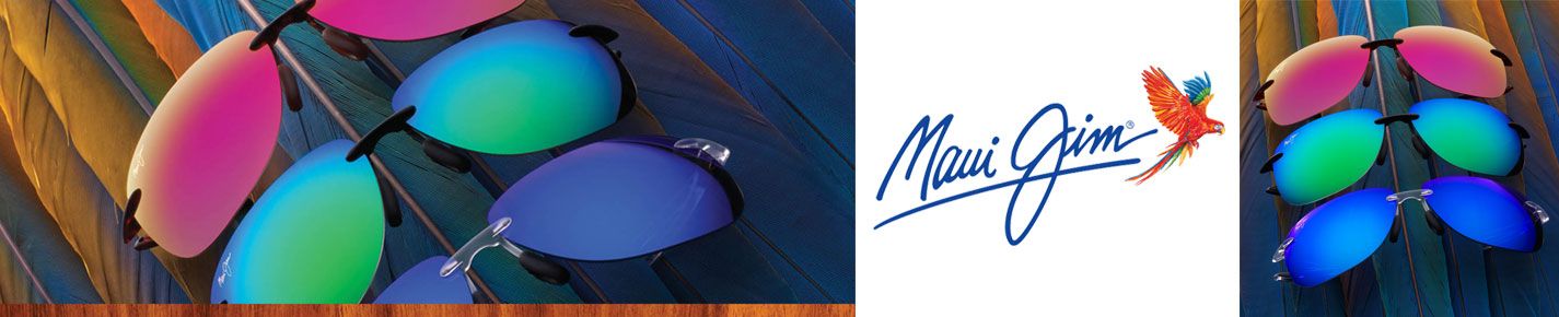 Maui Jim designer sunglassess desktop banner