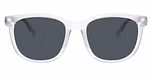 Transparent Clear / Blue Grey Solid