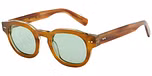 Brown with Light Green Lens