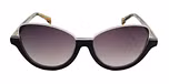 Woodern effect in dark brown / Gradient Grey color UV400 protection lenses