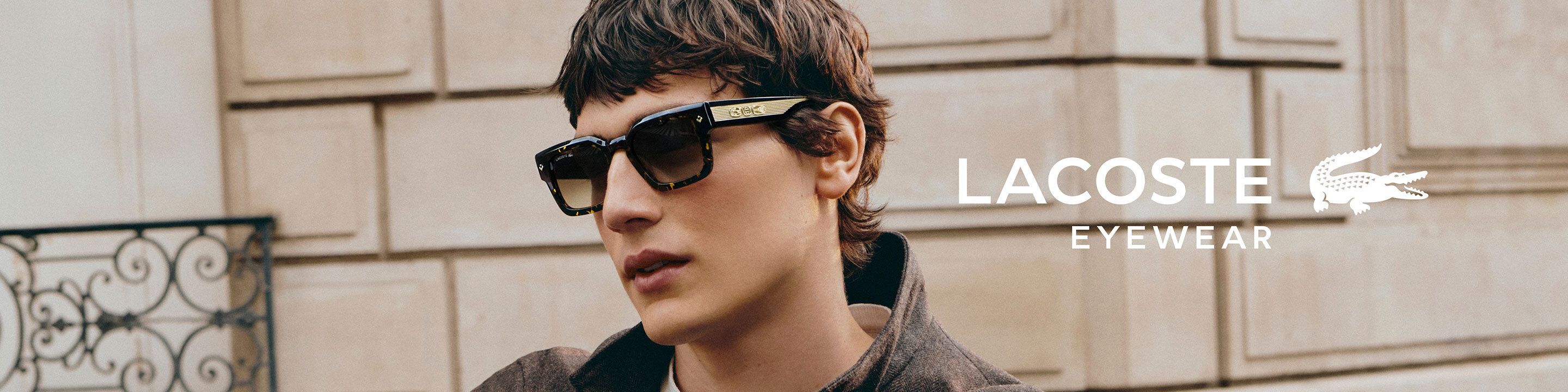 Lacoste designer sunglassess desktop banner
