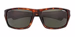 Matte Tort with Polarized Solid Green Lenses