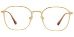 Gold with Brown Clip-on