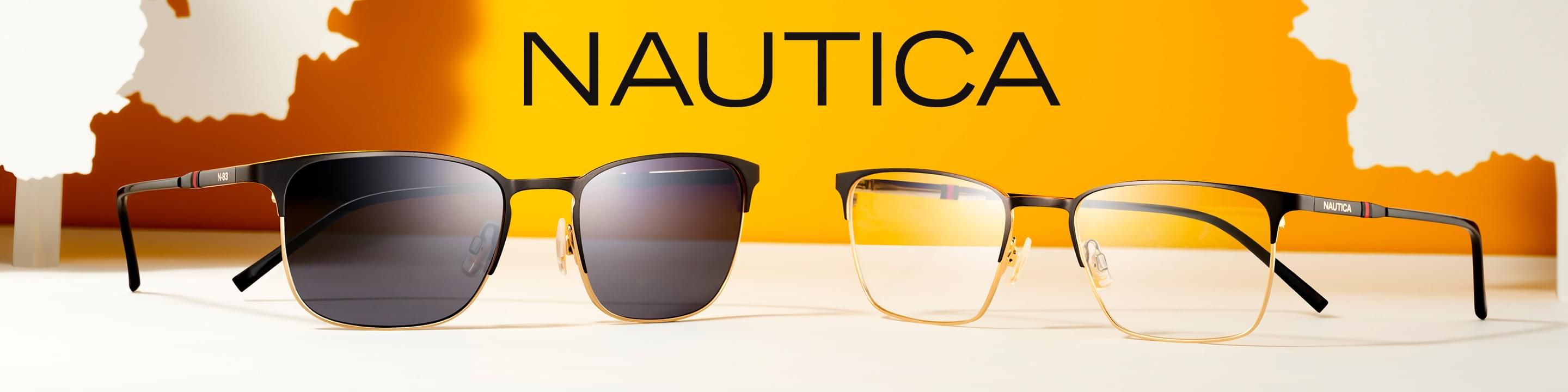 Nautica designer sunglassess desktop banner