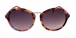 Pink tortoise / Gradient grey color UV400 protection lenses