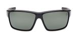 shiny black / green polarized