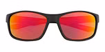 Matte Black with Polarized Red Mirror Lenses