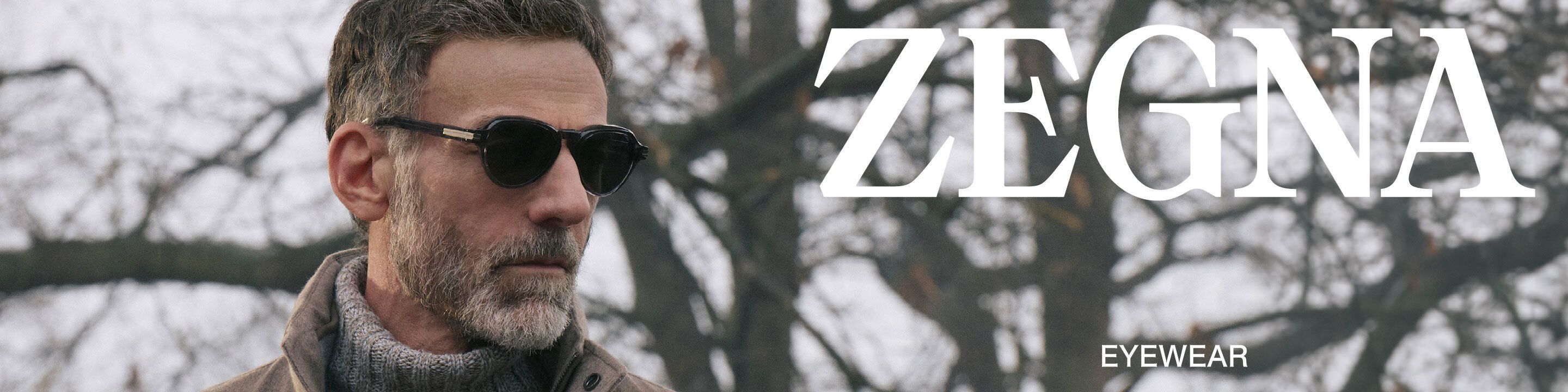 Occhiali da sole firmati Ermenegildo Zegna desktop banner