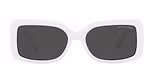 Optic White / Dark grey solid