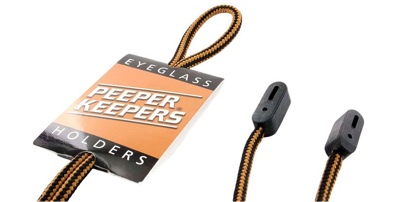 Optical accessories Supercord Black/Tan Stripe Lanyard
