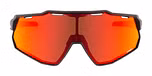 Matte Black with Red Mirror Lenses