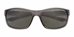 Matte Grey Crystal with Polarized Solid Green Lenses