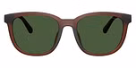 Matte Transparent Brown / Green Solid