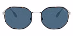 Brushed Silver / Dark Blue