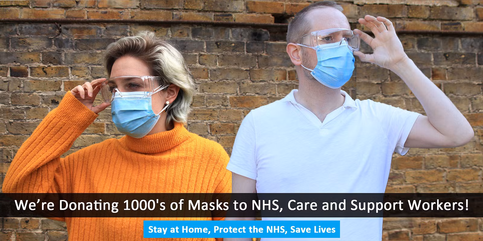 20pk Face Masks + Safety Glasses Pack