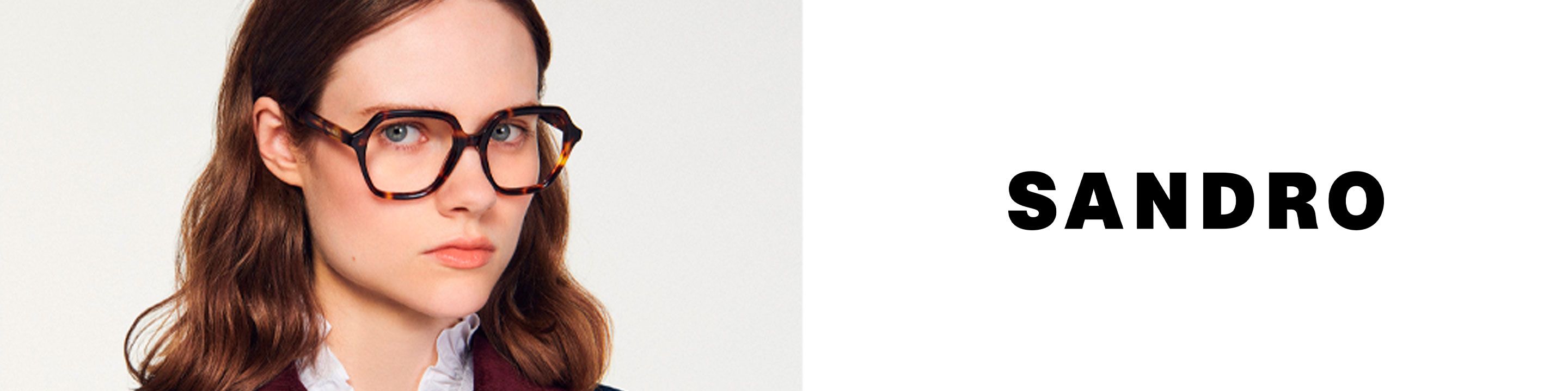 Sandro designer sunglassess desktop banner