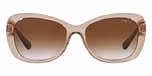 Transparent Light Brown / Brown Gradient