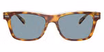 Tortoise/Transparent Beige / Light Blue Solid