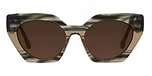 Brown, Green, Transparent / Brown Polarised lenses